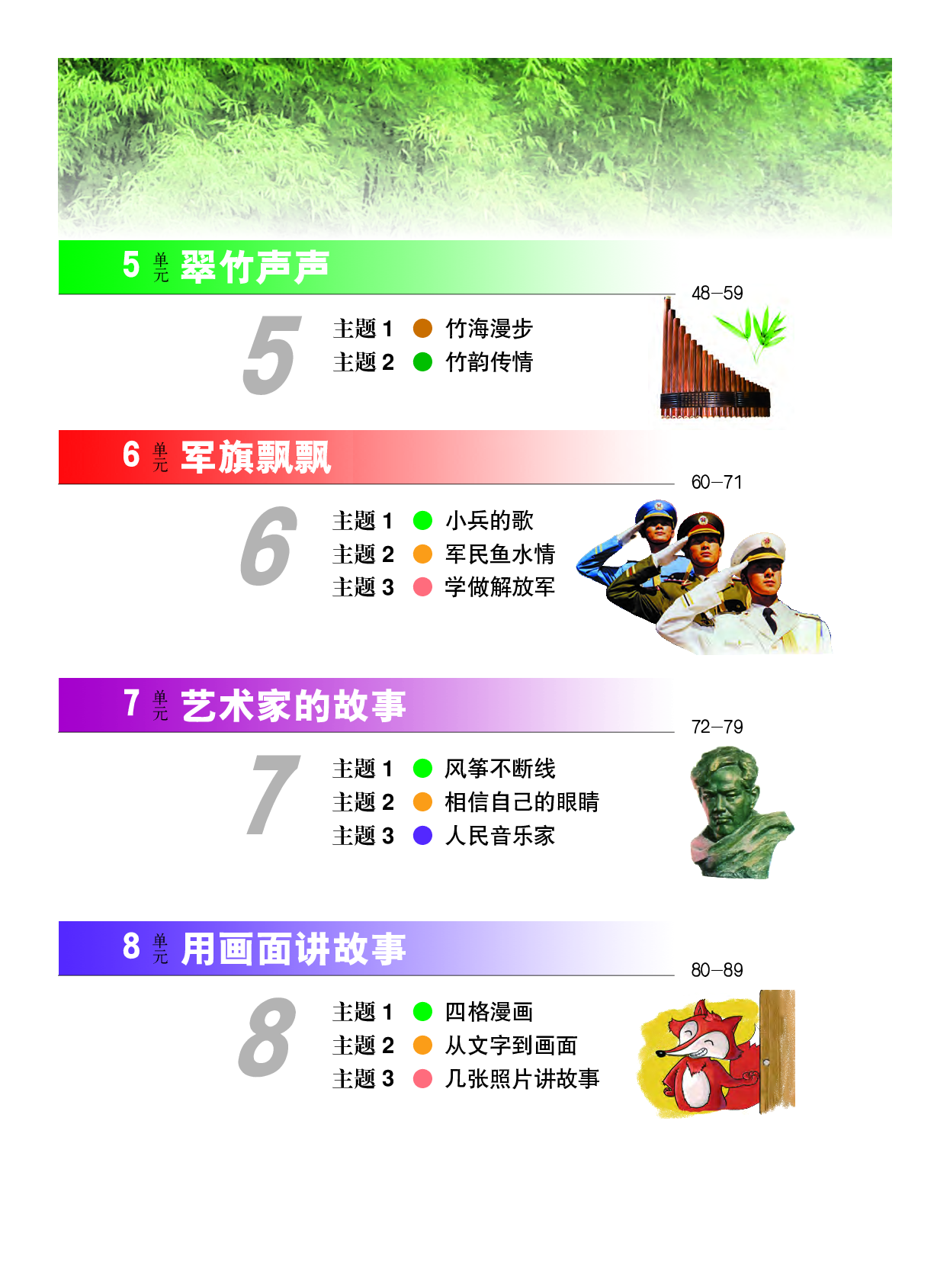 教科版4年级艺术上册【高清教材】.pdf 第5页