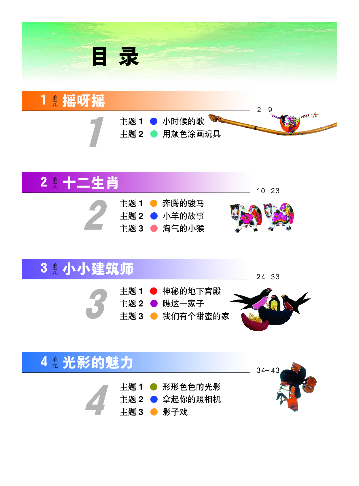 教科版3年级艺术上册【高清教材】.pdf 第4页