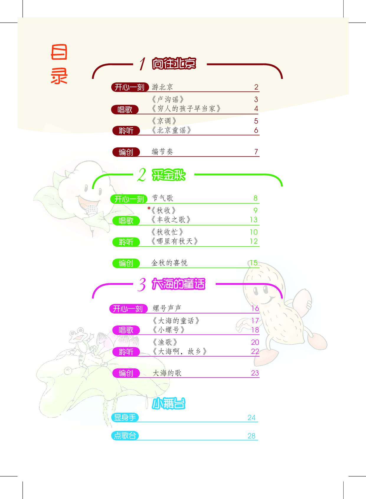 沪教版4年级音乐上册【高清教材】.pdf 第4页